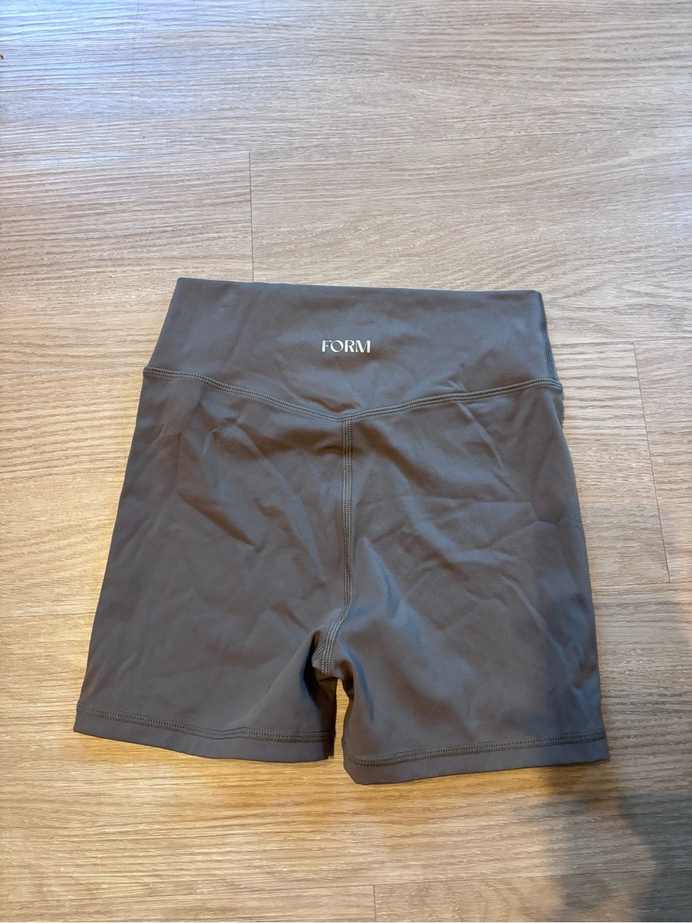 FORM Women’s S Core 3” Compression High Waist Shorts Walnut Pilates Gym Yoga
